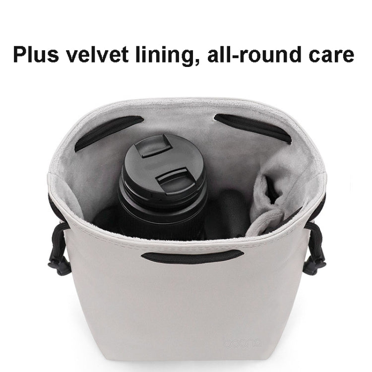 Baona Camera Bag Lens Drawstring Pouch, Size: Large(Gray) - free shipping - PMC TechLife - Order now!