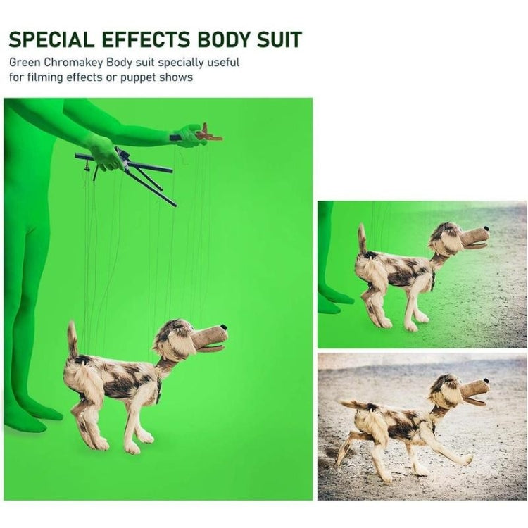 Photo Stretchy Body Green Screen Suit Video Chroma Key Tight Suit, Size: 170cm(Green Split) - Other by PMC TechLife | Online Shopping South Africa | PMC TechLife | Buy Now Pay Later Mobicred
