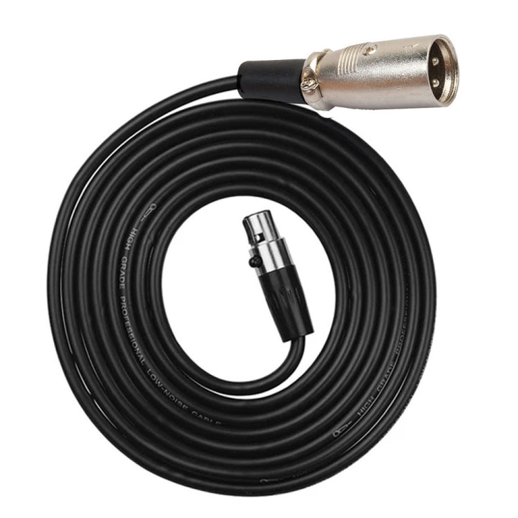 Xlrmini Caron Male To Mini Female Balancing Cable For 48V Sound Card Microphone Audio Cable, Length:10m - Microphone Audio Cable & Connector by PMC TechLife | Online Shopping South Africa | PMC TechLife | Buy Now Pay Later Mobicred
