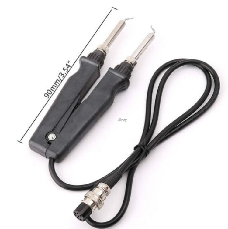 Double Soldering Iron Tweezers 902 Handle Pliers Electric Soldering Iron Clip Soldering Station Accessories(902) - Soldering Iron Tip by PMC TechLife | Online Shopping South Africa | PMC TechLife