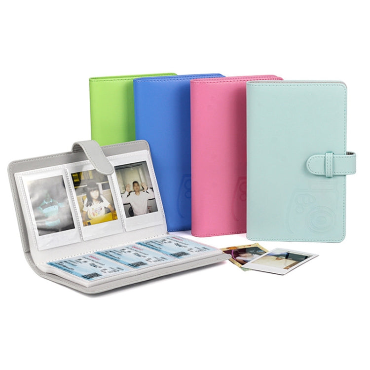 96 Photos Album PU Leather Storage Clip Card Holder Books(Gray) - Photo Albums & Photo Frames by PMC TechLife | Online Shopping South Africa | PMC TechLife