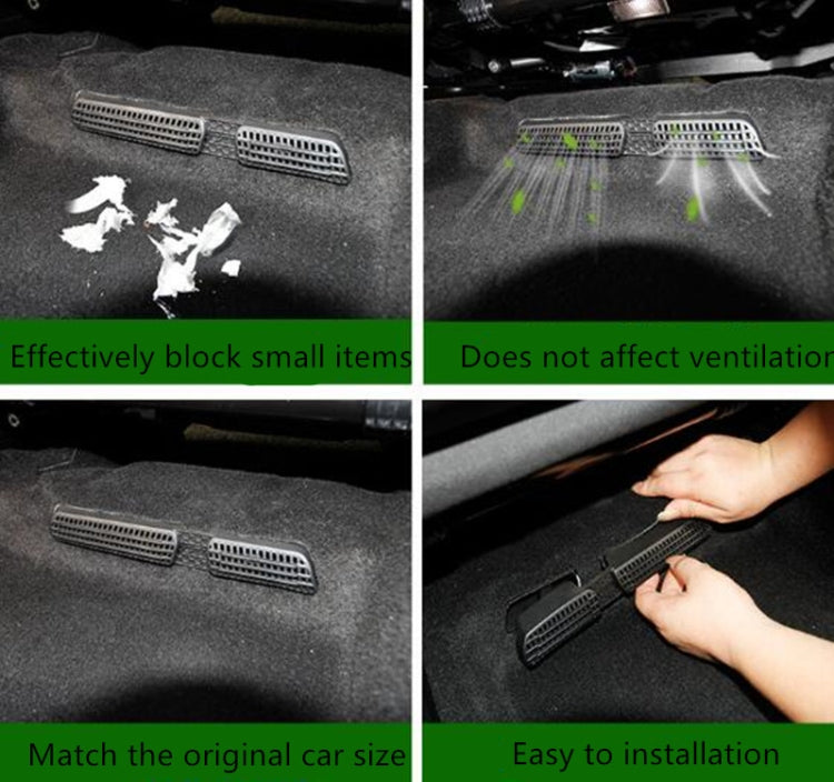 2 PCS Car Air Exhaust Cover Seat  Air Outlet Protection Cover for Skoda, Style:Upgraded pair - Car Interior Mouldings by PMC Jewellery | Online Shopping South Africa | PMC Jewellery | Buy Now Pay Later Mobicred