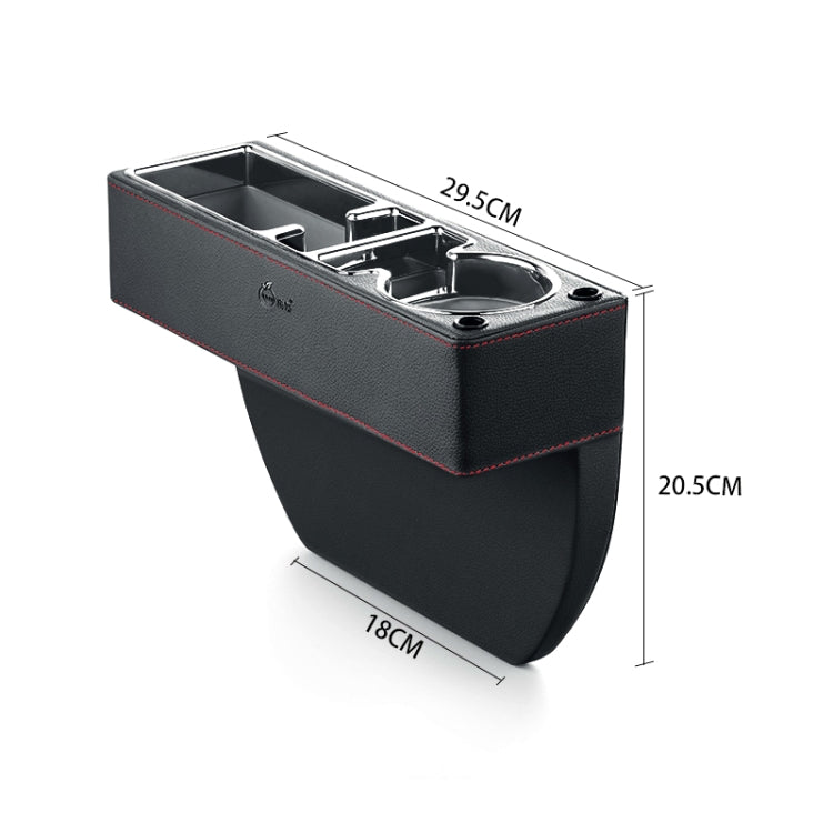 SUSISUN SNH010 Car Seat Gap Storage Box, Style:Positive Drive USB Charging(Apricot) - free shipping - PMC TechLife - Order now!