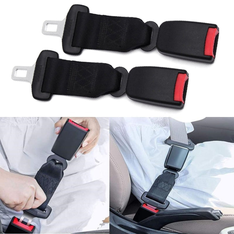 2 PCS Child And Pregnant Woman Car Seat Belt Extender, Length:26cm(Black) - Seat Belts & Padding by PMC TechLife | Online Shopping South Africa | PMC TechLife | Buy Now Pay Later Mobicred
