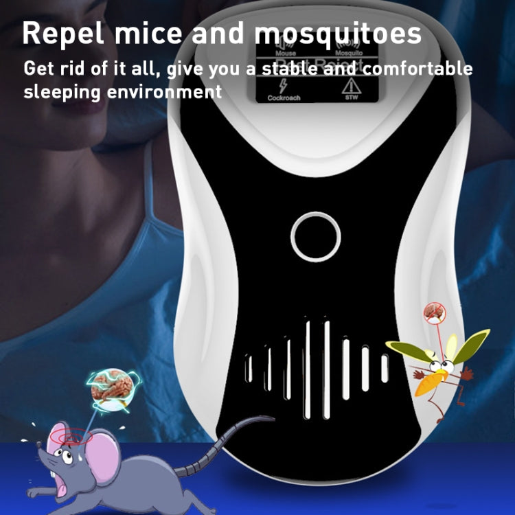 Ultrasonic Mouse Repeller Energy-Saving Silent Insect Repeller, Plug Type:UK Plug(Blue Black) - Repellents by PMC TechLife | Online Shopping South Africa | PMC TechLife | Buy Now Pay Later Mobicred