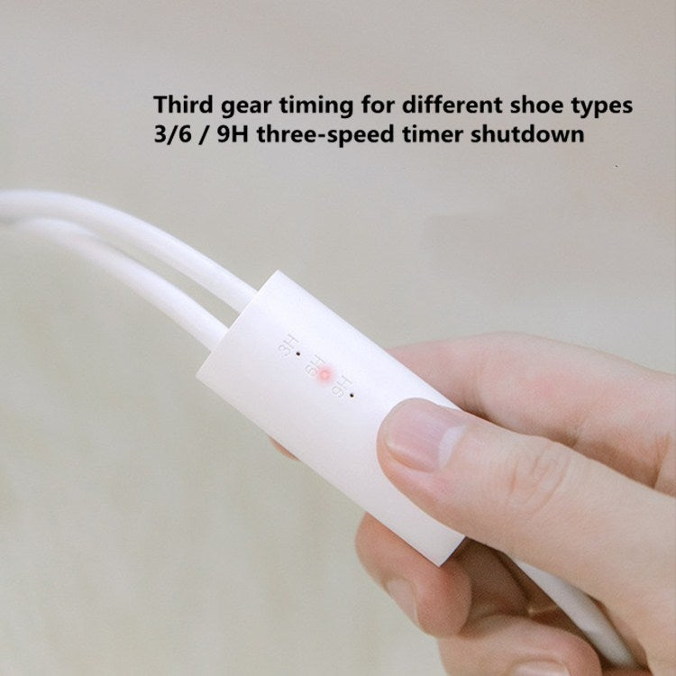 SOTHING 220V Shoe Dryers Deodorization Sterilization Quick Drying Dryer Winter Shoes Heater, CN Plug, Style:Wired Control Timer(White) - free shipping - PMC TechLife - Order now!