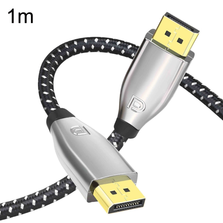 1m 1.4 Version DP Cable Gold-Plated Interface 8K High-Definition Display Computer Cable OD6.0MM 30AWG With Nylon Mesh(Gray) -  by PMC TechLife | Online Shopping South Africa | PMC TechLife | Buy Now Pay Later Mobicred