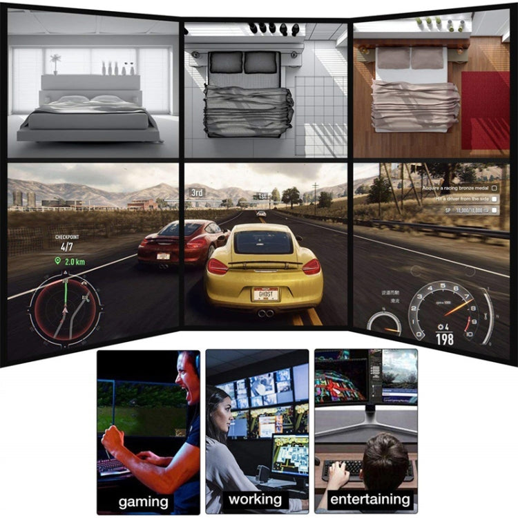 1m 1.4 Version DP Cable Gold-Plated Interface 8K High-Definition Display Computer Cable OD6.0MM 30AWG With Nylon Mesh(Gray) -  by PMC TechLife | Online Shopping South Africa | PMC TechLife | Buy Now Pay Later Mobicred