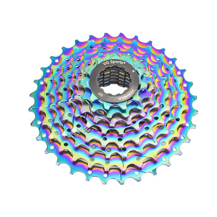 VG SPORTS Bicycle Lightweight Wear -Resistant Colorful Flywheel, Style:9 Speed 11-32T - Bicycle Chains & Rounds by VG SPORTS | Online Shopping South Africa | PMc TechLife | Buy Now Pay Later Mobicred