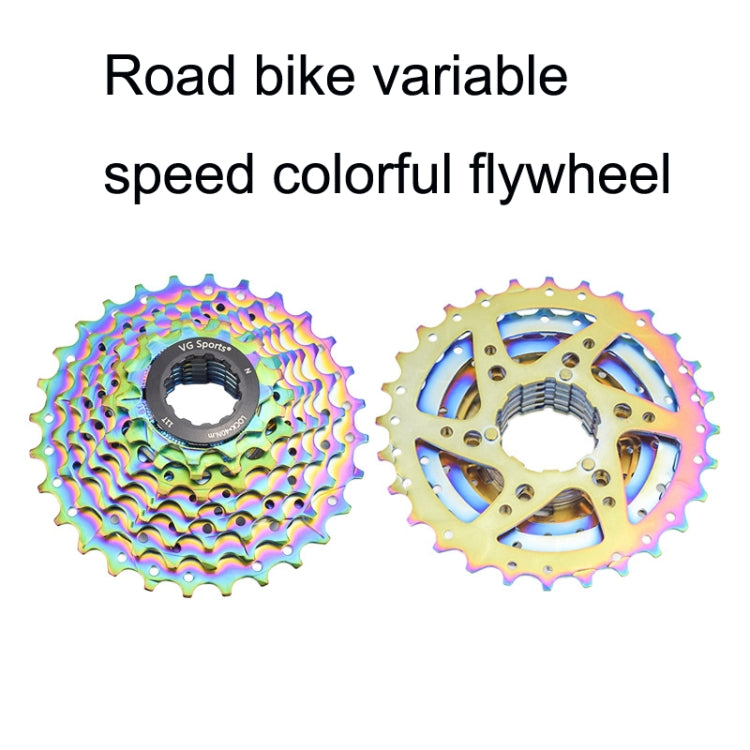 VG SPORTS Bicycle Lightweight Wear -Resistant Colorful Flywheel, Style:11 Speed 11-28T - free shipping - PMc TechLife - Order now!