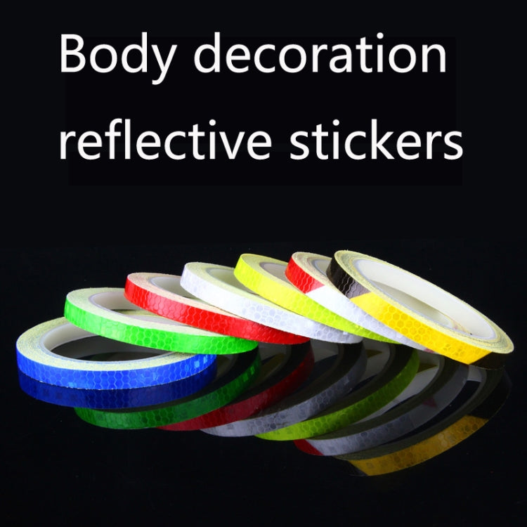 3 Rolls Bicycle Mountain Bike Motorcycle Sticker Car Contour Reflective Sticker Night Riding Reflective Sticker 1 x 800cm(White) - Decorative Accessories by PMC TechLife | Online Shopping South Africa | PMC TechLife | Buy Now Pay Later Mobicred
