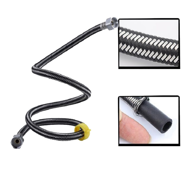 304 Stainless Steel Metal Weave High-pressure Explosion-proof Hot And Cold Water Inlet Hose, Size:80 cm - free shipping - PMC TechLife - Order now!
