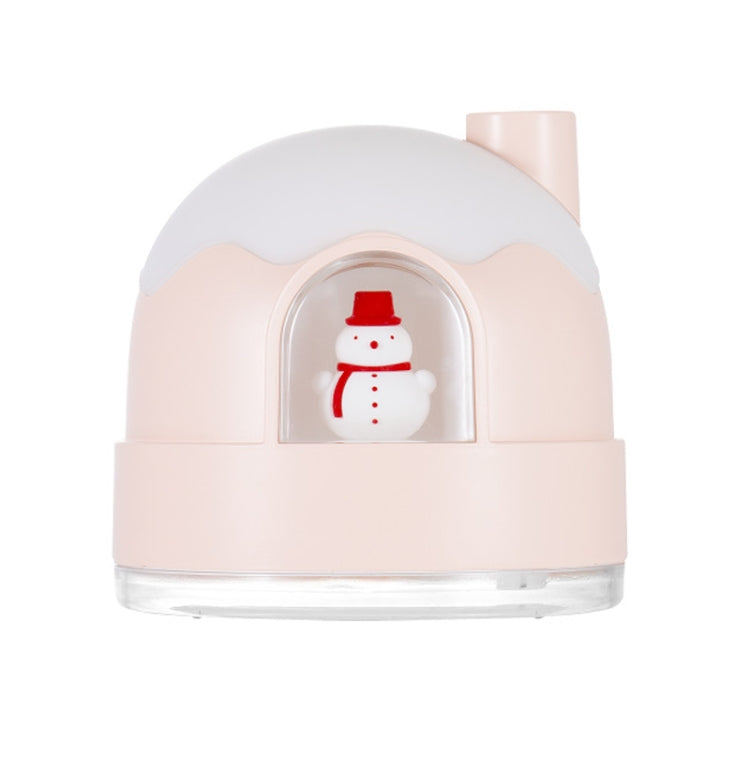 ZAY-H006 Charge Snowman Humidifier Night Light USB Mute Cute Desktop Air Mini Atomizer Air Humidifier(Pink) - free shipping - PMC TechLife - Order now!