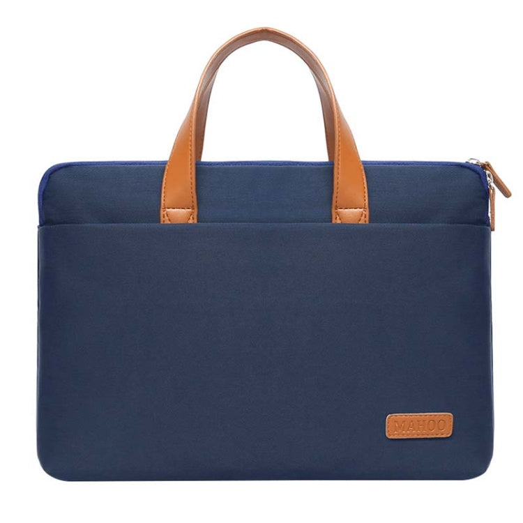 For MacBook 15.6-16.1 Inches MAHOO 10188 Ultra-Thin Hand Computer Bag Messenger Laptop Bag, Color:Dark Blue - free shipping - PMC Jewellery - Order now!