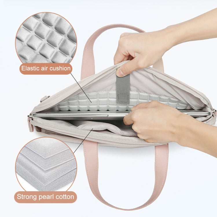 For MacBook 15.6-16.1 Inches MAHOO 10188 Ultra-Thin Hand Computer Bag Messenger Laptop Bag, Color:Dark Blue - free shipping - PMC Jewellery - Order now!