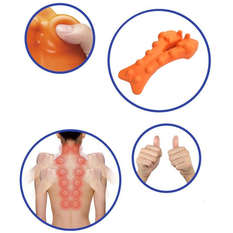 Shiatsu Massager Lumbar Spine Soothing Corrector Massage Cushion(Orange) - free shipping - PMC TechLife - Order now!