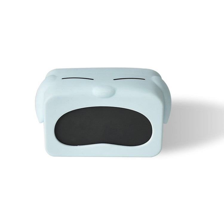 Mini Cute Cartoon Multifunctional Digital Luminous Thermometer Small Alarm Clock(Blue Dog) - Alarm Clocks by PMc TechLife | Online Shopping South Africa | PMc TechLife | Buy Now Pay Later Mobicred