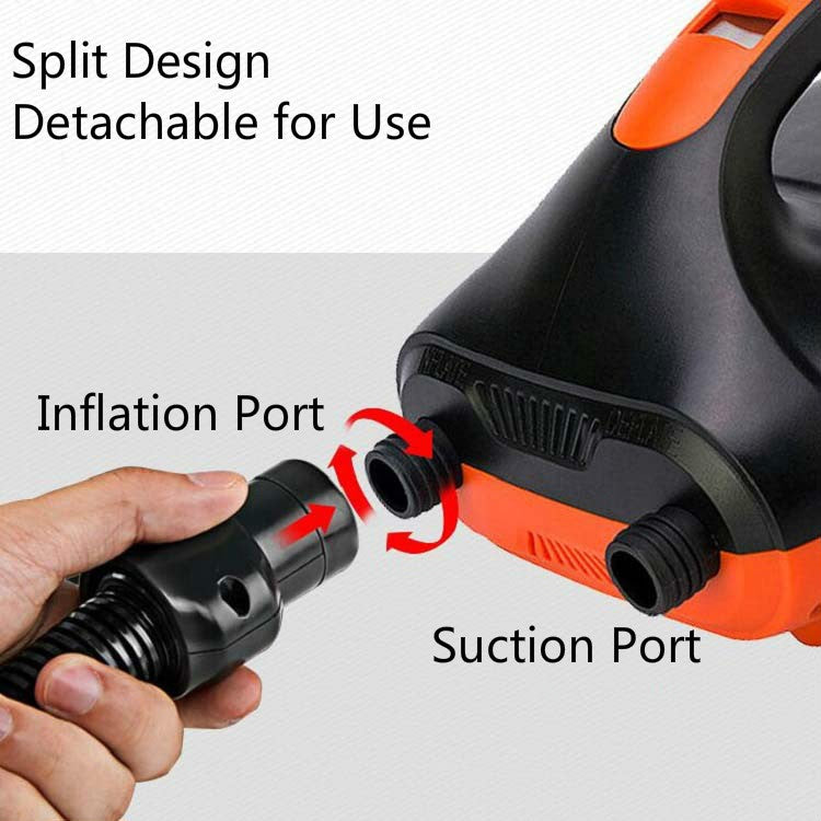 SUP Surf Paddle Board Canoe Inflatable Boat Car High Pressure Electric Air Pump, Specification:782High-pressure Pump+Battery Folder - Inflatable Pump by PMC TechLife | Online Shopping South Africa | PMC TechLife