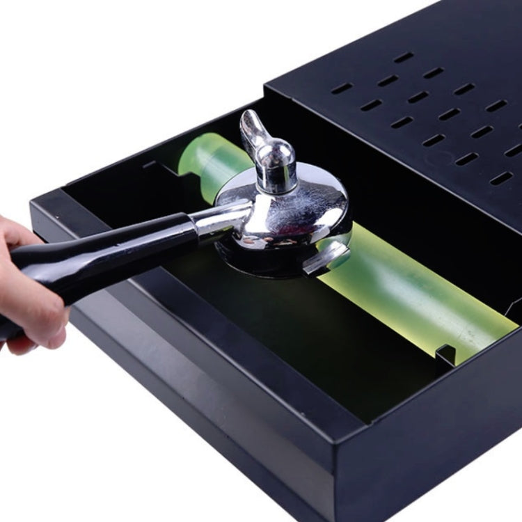 Stainless Steel Drawer Type Coffee Grounds Box Coffee Machine Supporting Equipment(Black) - free shipping - PMC TechLife - Order now!