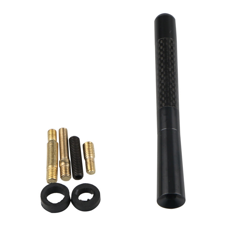 5 PCS Aluminum Alloy Carbon Brazing Antenna Car Decoration Beautiful Antenna Car Roof Antenna Modification(Black) - Aerials by PMC TechLife | Online Shopping South Africa | PMC TechLife | Buy Now Pay Later Mobicred