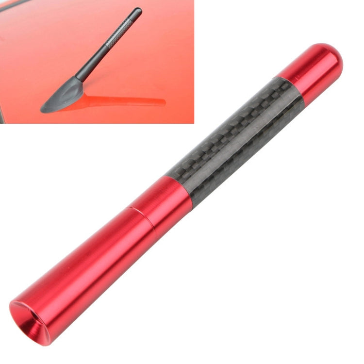 5 PCS Aluminum Alloy Carbon Brazing Antenna Car Decoration Beautiful Antenna Car Roof Antenna Modification(Red) - Aerials by PMC TechLife | Online Shopping South Africa | PMC TechLife | Buy Now Pay Later Mobicred