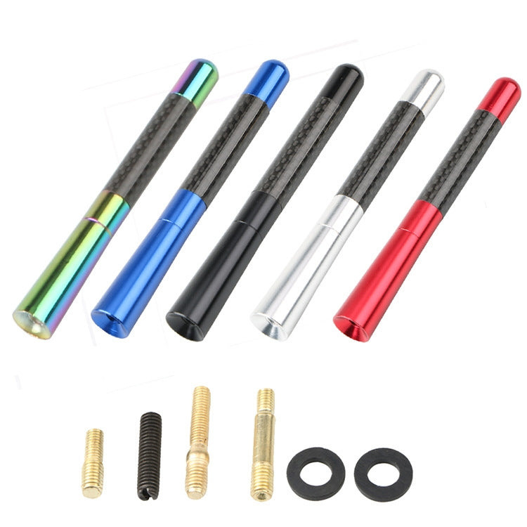 5 PCS Aluminum Alloy Carbon Brazing Antenna Car Decoration Beautiful Antenna Car Roof Antenna Modification(Red) - Aerials by PMC TechLife | Online Shopping South Africa | PMC TechLife | Buy Now Pay Later Mobicred