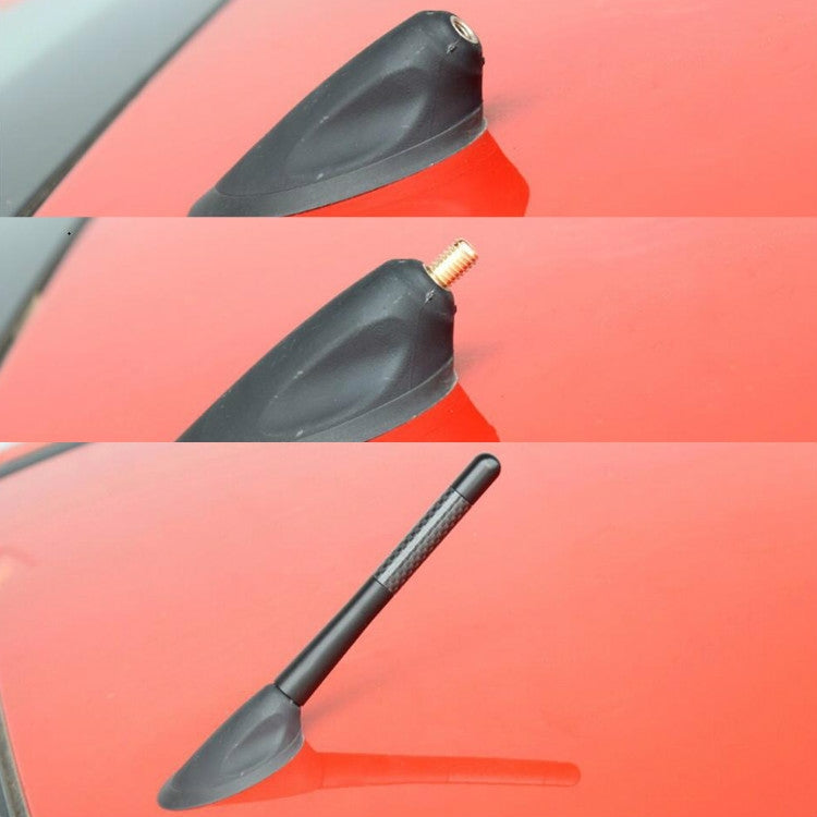 5 PCS Aluminum Alloy Carbon Brazing Antenna Car Decoration Beautiful Antenna Car Roof Antenna Modification(Red) - Aerials by PMC TechLife | Online Shopping South Africa | PMC TechLife | Buy Now Pay Later Mobicred