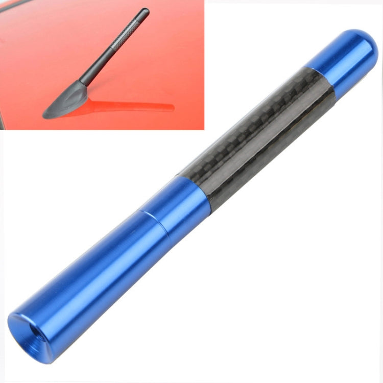 5 PCS Aluminum Alloy Carbon Brazing Antenna Car Decoration Beautiful Antenna Car Roof Antenna Modification(Blue) - Aerials by PMC TechLife | Online Shopping South Africa | PMC TechLife | Buy Now Pay Later Mobicred