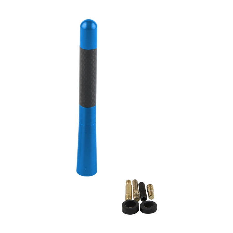 5 PCS Aluminum Alloy Carbon Brazing Antenna Car Decoration Beautiful Antenna Car Roof Antenna Modification(Blue) - Aerials by PMC TechLife | Online Shopping South Africa | PMC TechLife | Buy Now Pay Later Mobicred