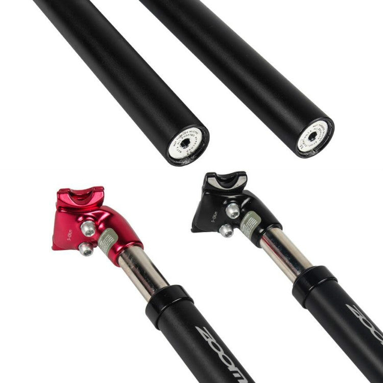 ZOOM Suspension Seat Tube Mountain Bike Bicycle Hydraulic Seatpost, Caliber:27.2mm(Silver) - Bicycle Seat Posts by Zoom | Online Shopping South Africa | PMC TechLife | Buy Now Pay Later Mobicred