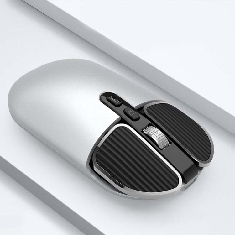 M203 2.4Ghz 5 Buttons 1600DPI Wireless Optical Mouse Computer Notebook Office Home Silent Mouse, Style:2.4G(Silver) - Wireless Mice by PMC Jewellery | Online Shopping South Africa | PMC Jewellery | Buy Now Pay Later Mobicred