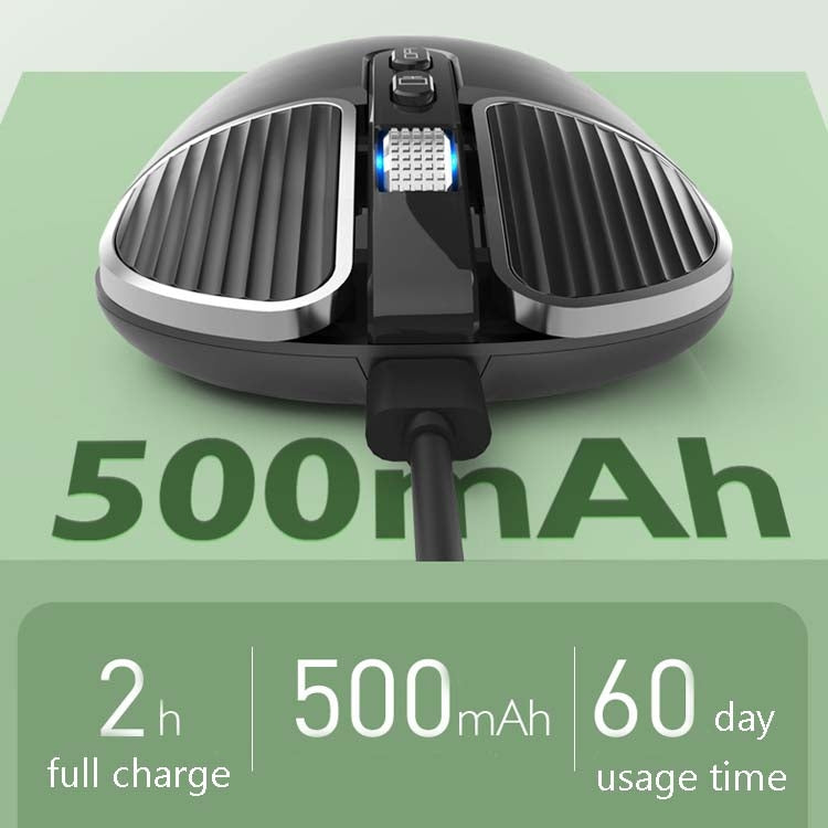 M203 2.4Ghz 5 Buttons 1600DPI Wireless Optical Mouse Computer Notebook Office Home Silent Mouse, Style:2.4G(Silver) - Wireless Mice by PMC Jewellery | Online Shopping South Africa | PMC Jewellery | Buy Now Pay Later Mobicred