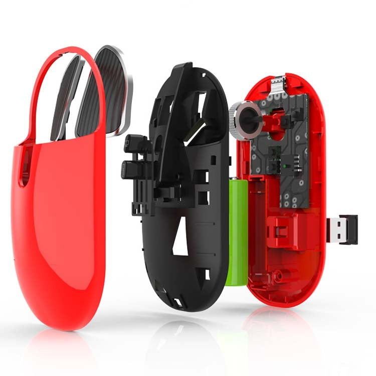 M203 2.4Ghz 5 Buttons 1600DPI Wireless Optical Mouse Computer Notebook Office Home Silent Mouse, Style:2.4G(Silver) - Wireless Mice by PMC Jewellery | Online Shopping South Africa | PMC Jewellery | Buy Now Pay Later Mobicred