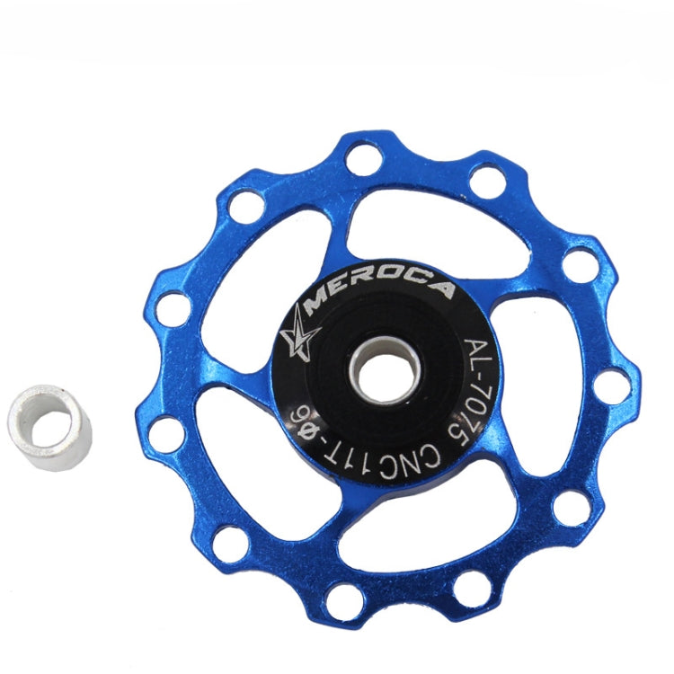 MEROCA Metal Bearings Mountain Bike Road Bike Rear Derailleur Guide Wheel 11T/13T Guide Wheel, Specification:11T, Color:Blue - Guide wheels by PMc TechLife | Online Shopping South Africa | PMc TechLife | Buy Now Pay Later Mobicred