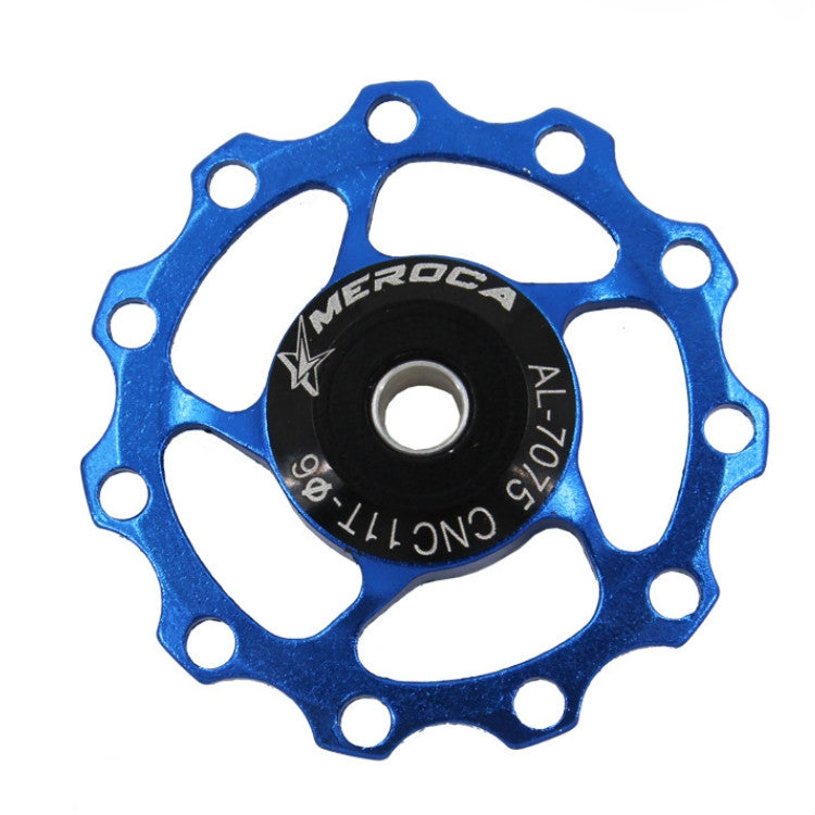 MEROCA Metal Bearings Mountain Bike Road Bike Rear Derailleur Guide Wheel 11T/13T Guide Wheel, Specification:11T, Color:Blue - Guide wheels by PMc TechLife | Online Shopping South Africa | PMc TechLife | Buy Now Pay Later Mobicred
