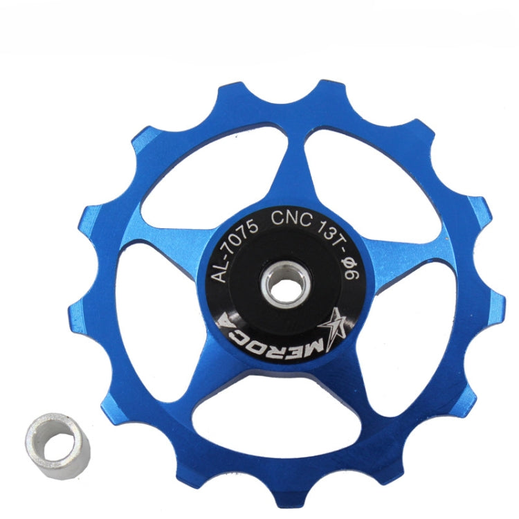 MEROCA Metal Bearings Mountain Bike Road Bike Rear Derailleur Guide Wheel 11T/13T Guide Wheel, Specification:13T, Color:Blue - Guide wheels by PMc TechLife | Online Shopping South Africa | PMc TechLife | Buy Now Pay Later Mobicred