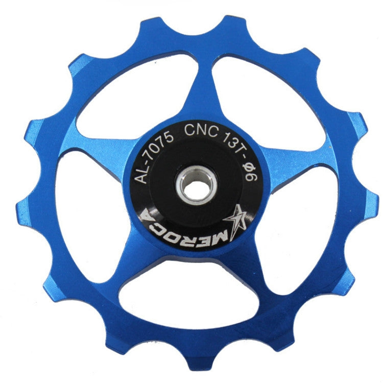 MEROCA Metal Bearings Mountain Bike Road Bike Rear Derailleur Guide Wheel 11T/13T Guide Wheel, Specification:13T, Color:Blue - Guide wheels by PMc TechLife | Online Shopping South Africa | PMc TechLife | Buy Now Pay Later Mobicred
