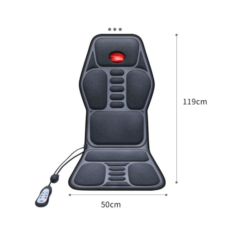 YJ-308 Car Massager Cervical Spine Neck Waist Car Home Heating Whole Body Multifunctional Massage Mat, Specification: Deluxe Edition - Seat Accessories by PMC TechLife | Online Shopping South Africa | PMC TechLife | Buy Now Pay Later Mobicred