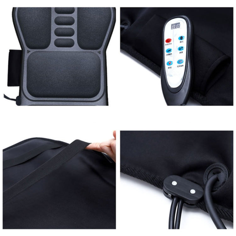 YJ-308 Car Massager Cervical Spine Neck Waist Car Home Heating Whole Body Multifunctional Massage Mat, Specification: Deluxe Edition - Seat Accessories by PMC TechLife | Online Shopping South Africa | PMC TechLife | Buy Now Pay Later Mobicred
