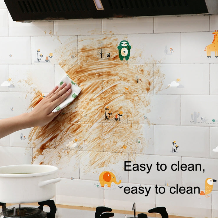 5 PCS Kitchen Cabinet Stove Oil-Proof Self-Adhesive Sticker, Style:Transparent Type(Cute Pet) - Wall Tile Stickers by PMc TechLife | Online Shopping South Africa | PMc TechLife | Buy Now Pay Later Mobicred