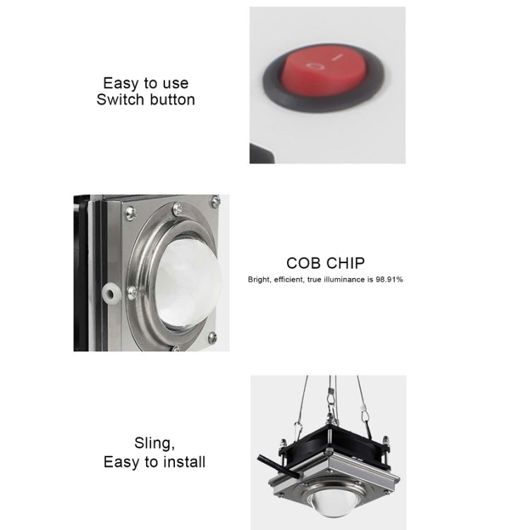 COB Plant Growth Light LED Vegetable Planting Succulent Light, Light:Full Spectrum(EU Plug 220V) - LED Grow Lights by PMc TechLife | Online Shopping South Africa | PMc TechLife | Buy Now Pay Later Mobicred