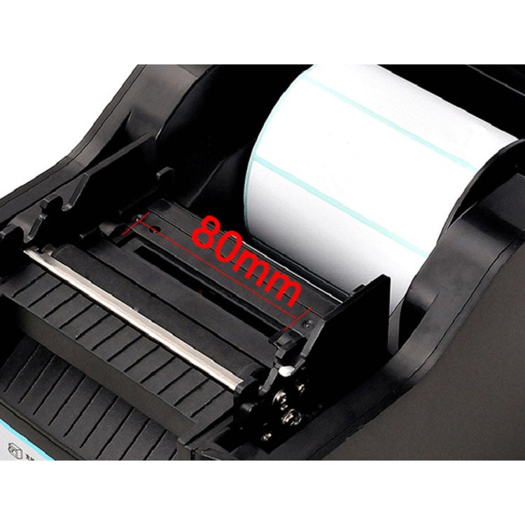 Xprinter XP-370B Barcode Printer Self-adhesive QR Code Printer Label Clothing Tag Thermal Ticket Machine(US Plug) - free shipping - PMC Jewellery - Order now!