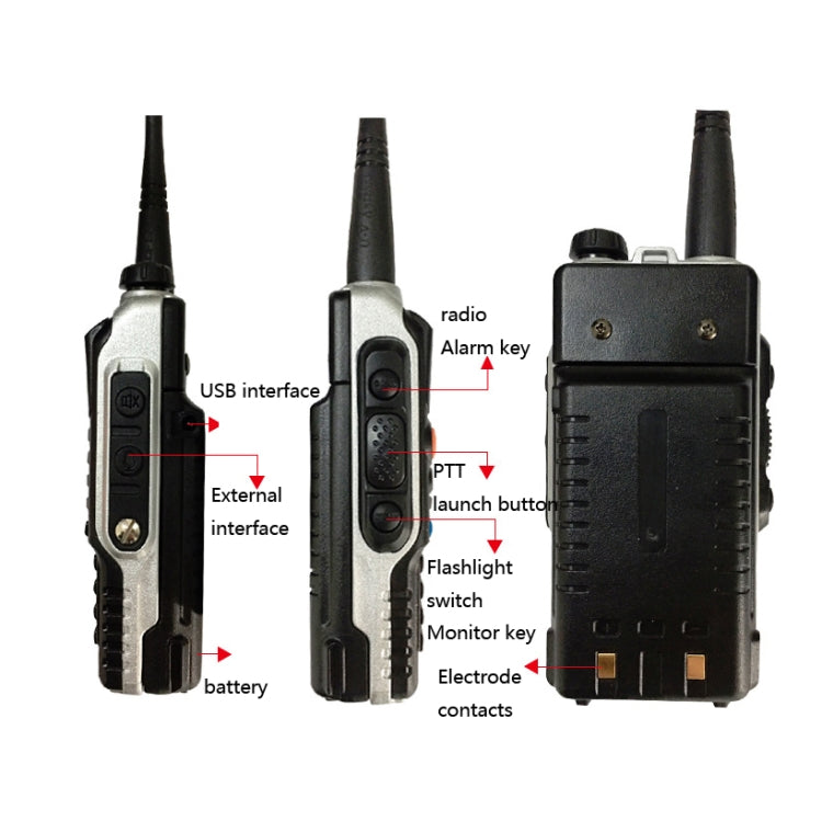 Baofeng BF-B2Plus Outdoor 50km Mini High-power FM Walkie-talkie, Plug Specifications:AU Plug - free shipping - PMC Jewellery - Order now!