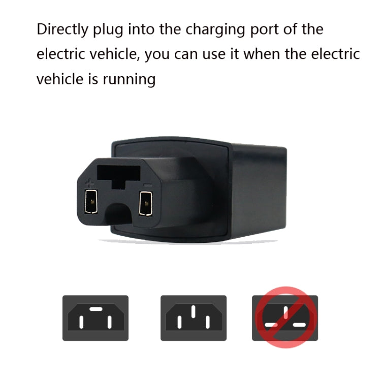 3 PCS Universal Car Intelligent Reverse Connection Lithium Battery Electric Car Mobile Phone Charger, Style:Extended Version White 1A - Battery Charger by PMC TechLife | Online Shopping South Africa | PMC TechLife | Buy Now Pay Later Mobicred