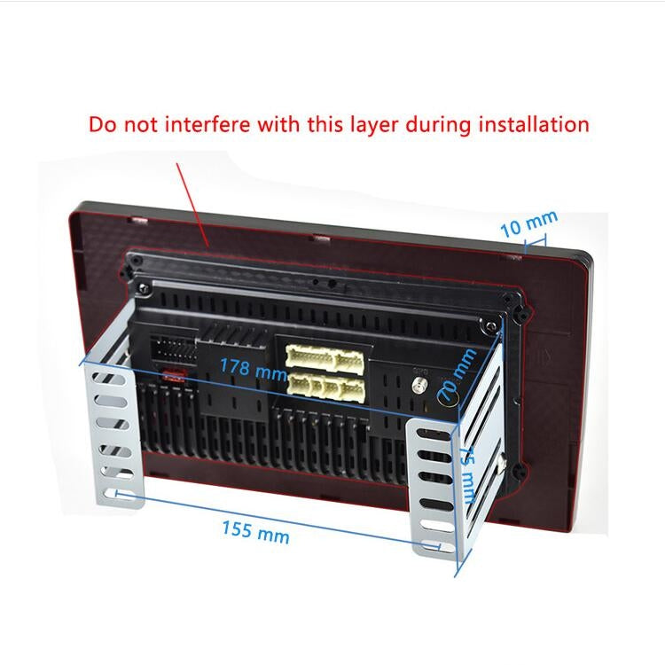 Universal Machine Android Smart Navigation Car Navigation DVD Reversing Video Integrated Machine, Size:9inch 1+16G, Specification:Standard+4 Lights Camera - Car DVD by PMC TechLife | Online Shopping South Africa | PMC TechLife | Buy Now Pay Later Mobicred