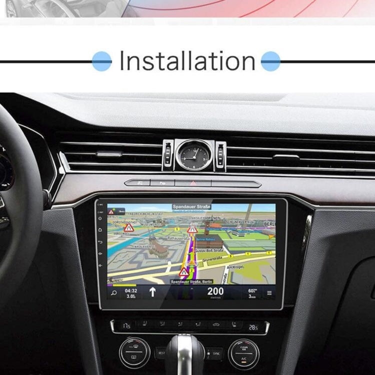Universal Machine Android Smart Navigation Car Navigation DVD Reversing Video Integrated Machine, Size:9inch 1+16G, Specification:Standard+8 Lights Camera - Car DVD by PMC TechLife | Online Shopping South Africa | PMC TechLife | Buy Now Pay Later Mobicred