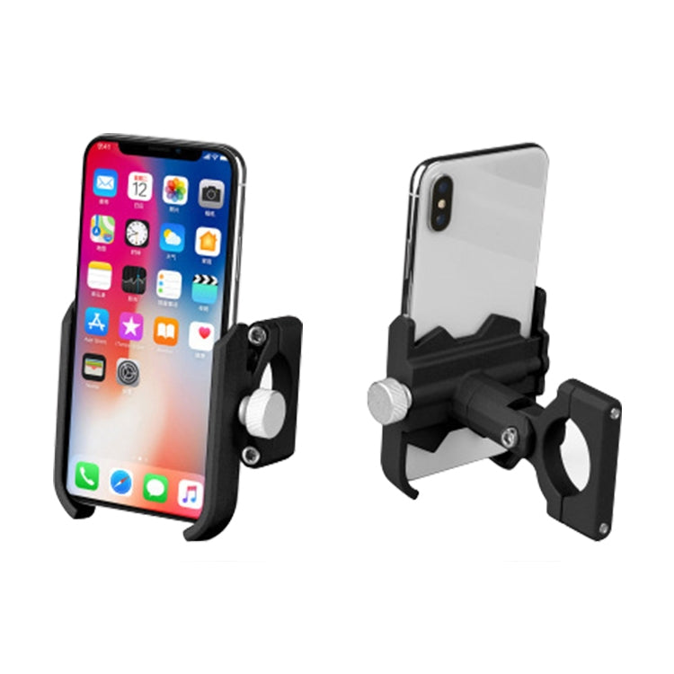 Bicycle Mobile Phone Holder Motorcycle Electric Car Navigation Mobile Phone Holder, Style:Handlebars(Black) - Holders by PMC TechLife | Online Shopping South Africa | PMC TechLife | Buy Now Pay Later Mobicred