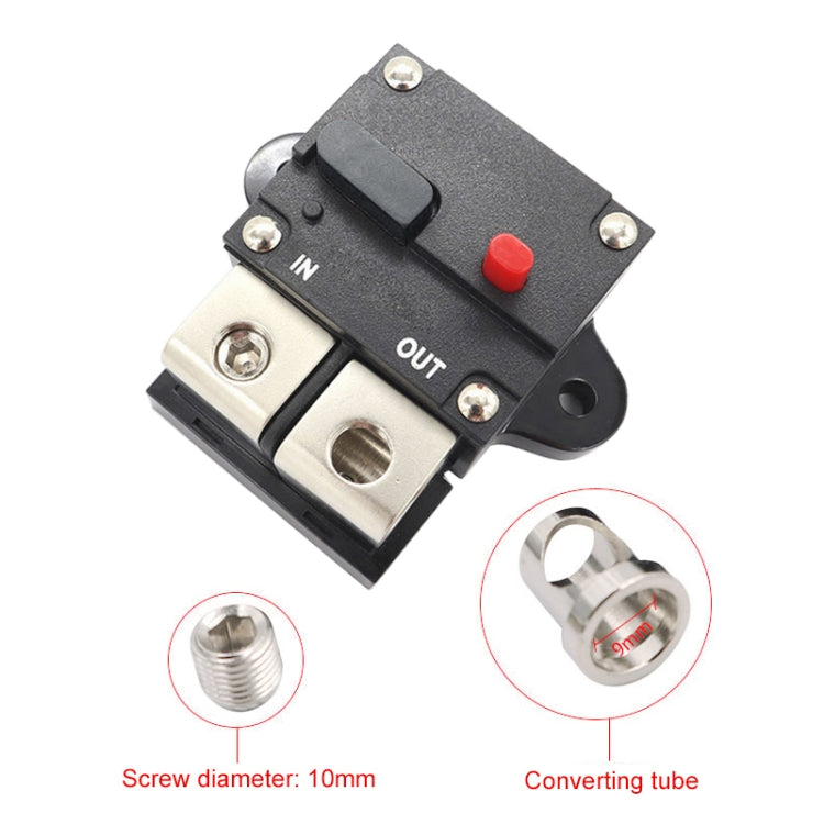 150A Auto Circuit Breaker Car Audio Fuse Holder Power Insurance Automatic Switch(Black) - Fuse by PMC TechLife | Online Shopping South Africa | PMC TechLife | Buy Now Pay Later Mobicred