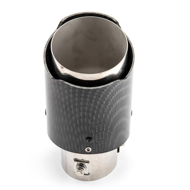 Car Modification Carbon Fiber Luminous Tail Throat LED Lights Modified Car Exhaust Pipe Spitfire Tail Throat, Style:Side(Red) - Exhaust Pipes by PMC TechLife | Online Shopping South Africa | PMC TechLife | Buy Now Pay Later Mobicred