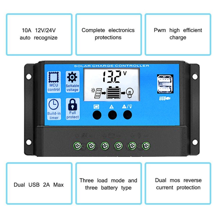 Street Lamp Smart Lighting Charging Solar Controller, Model: RBL-10A - Others by PMC TechLife | Online Shopping South Africa | PMC TechLife | Buy Now Pay Later Mobicred
